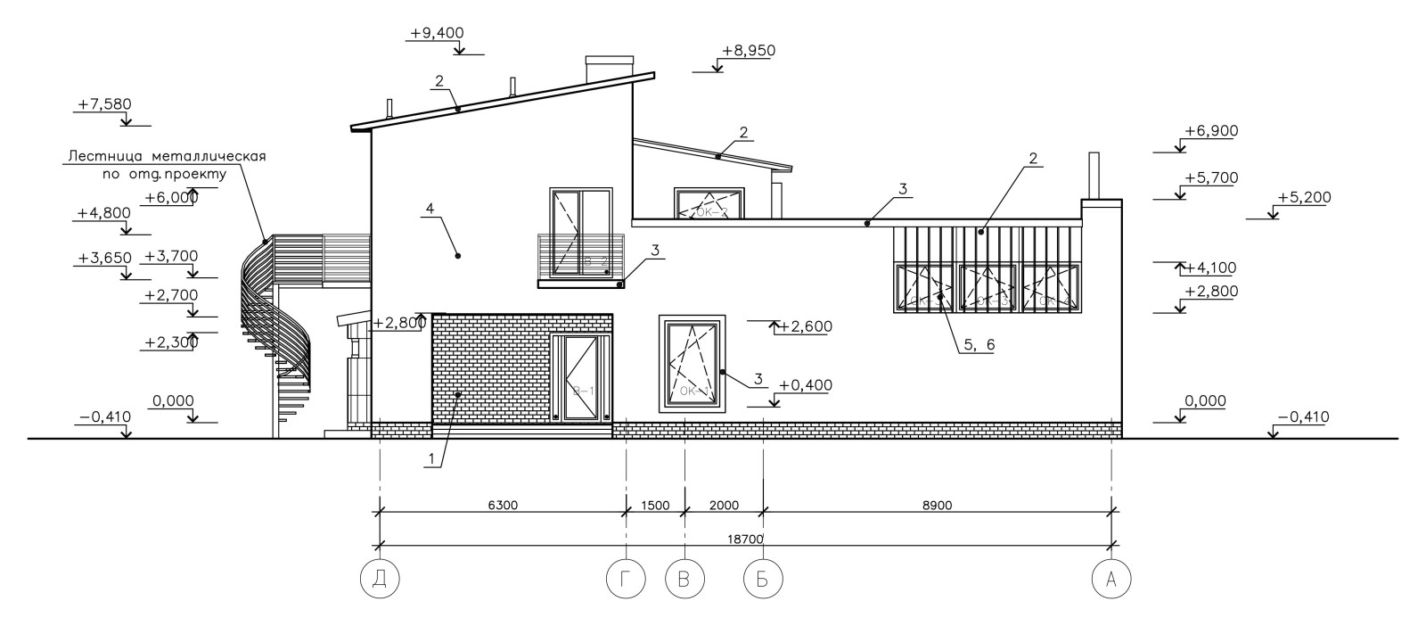 Современная вилла "L", 500 кв. м