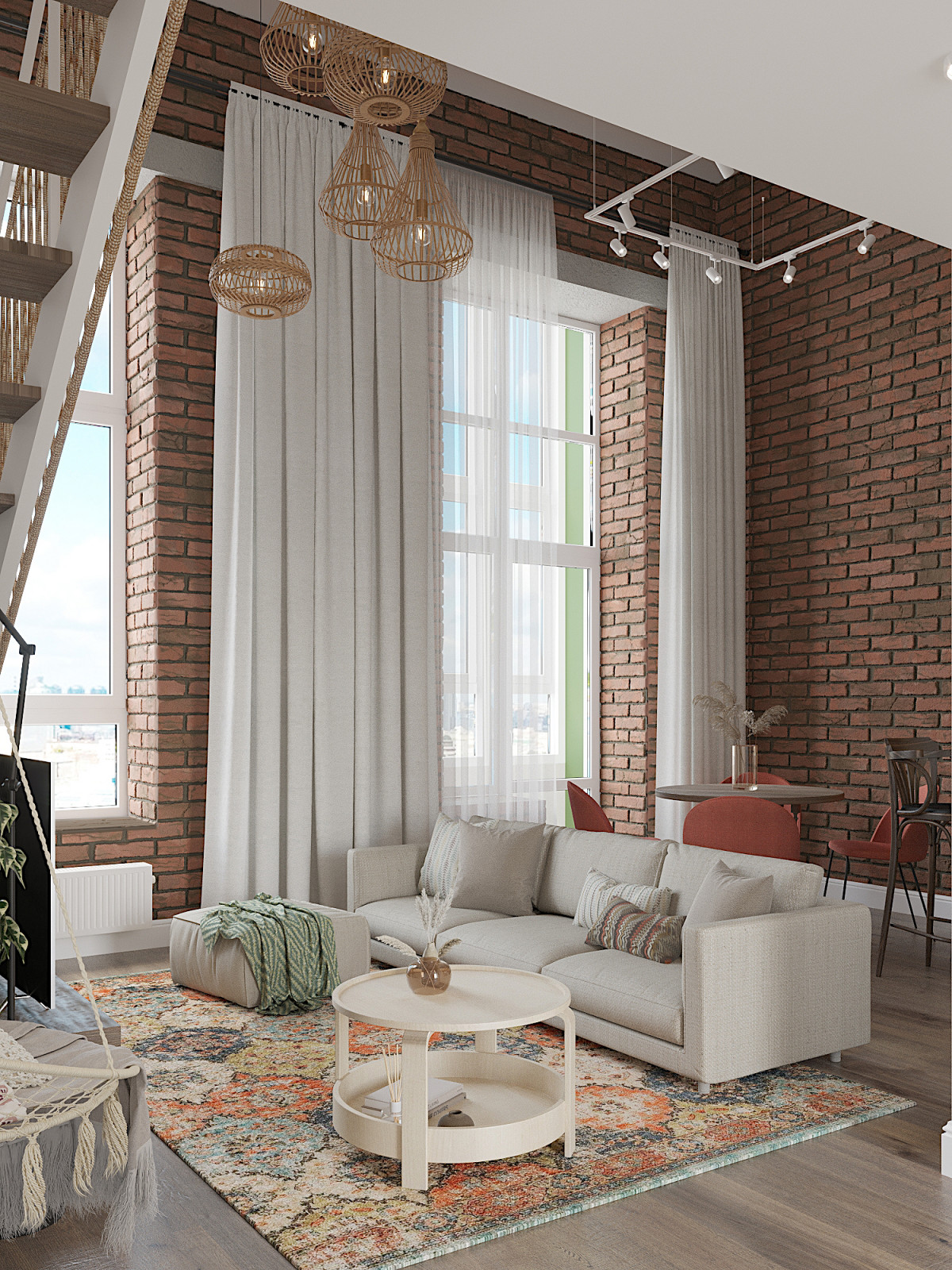 Кухня-гостинная