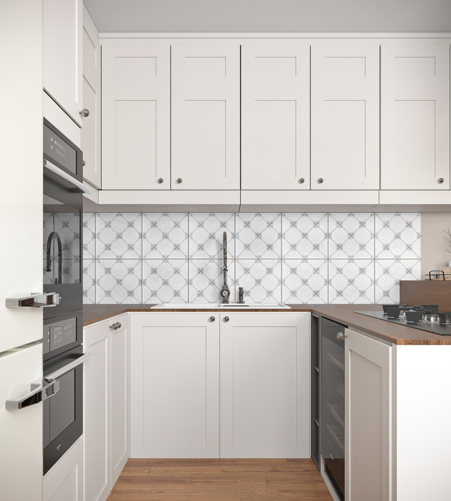 3d-визуализация кухни+гостиной