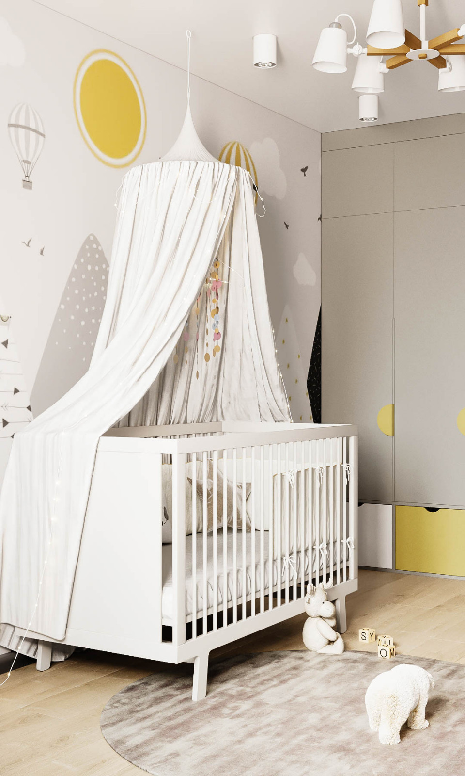 Интерьер детской комнаты.