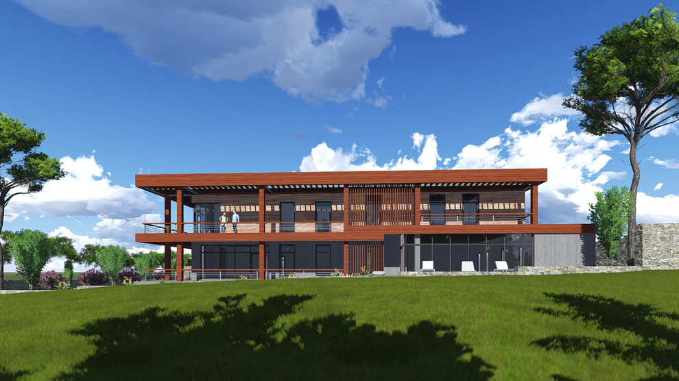 Индивидуальный жилой дом под Казанью