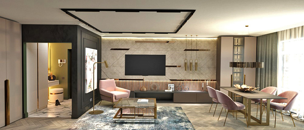 Проект: квартира 60 м2 на Королева, г. Санкт-Петербург