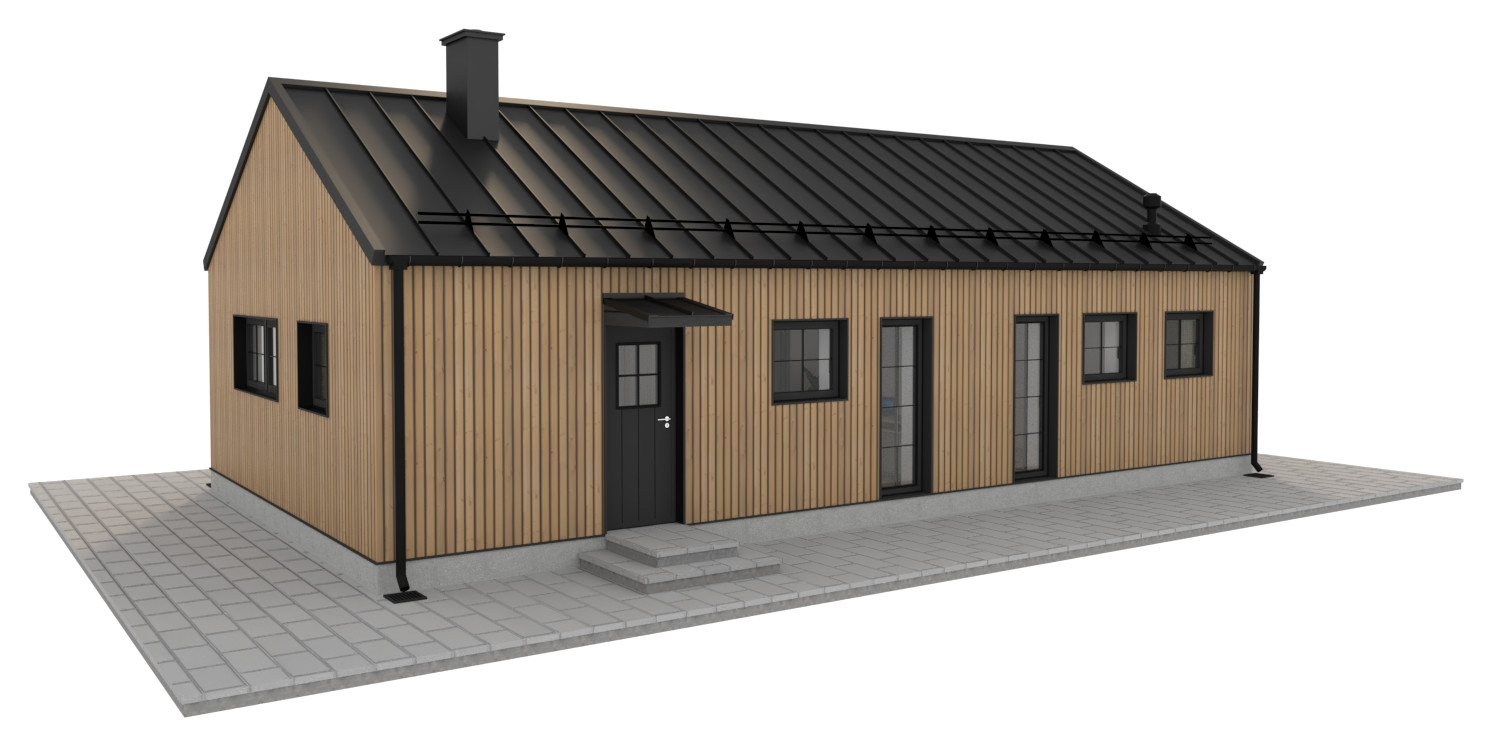 Дачный дом 75 м.кв.