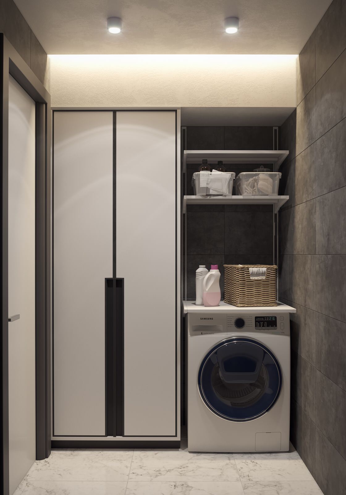 Дизайн проект 2-х комнатной  квартиры