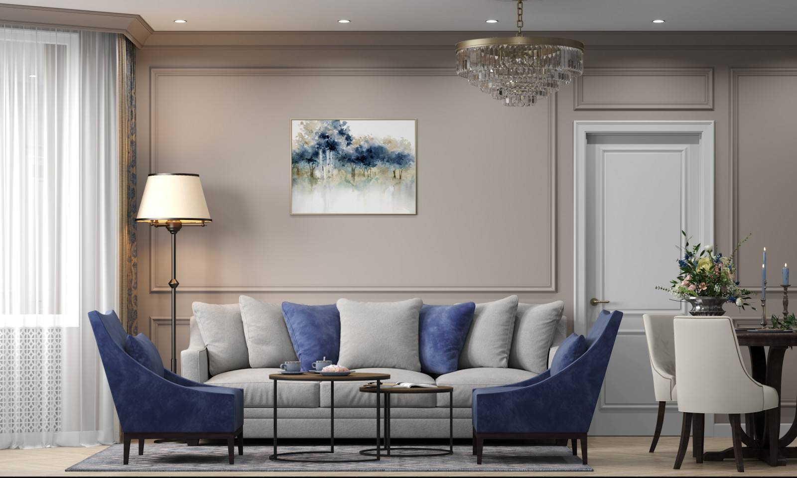 Кухня-гостиная