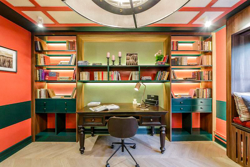 Гостиная в книжном переплете