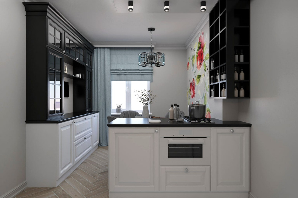 Двухкомнатная квартира рядом с видом на Аптекарский огород