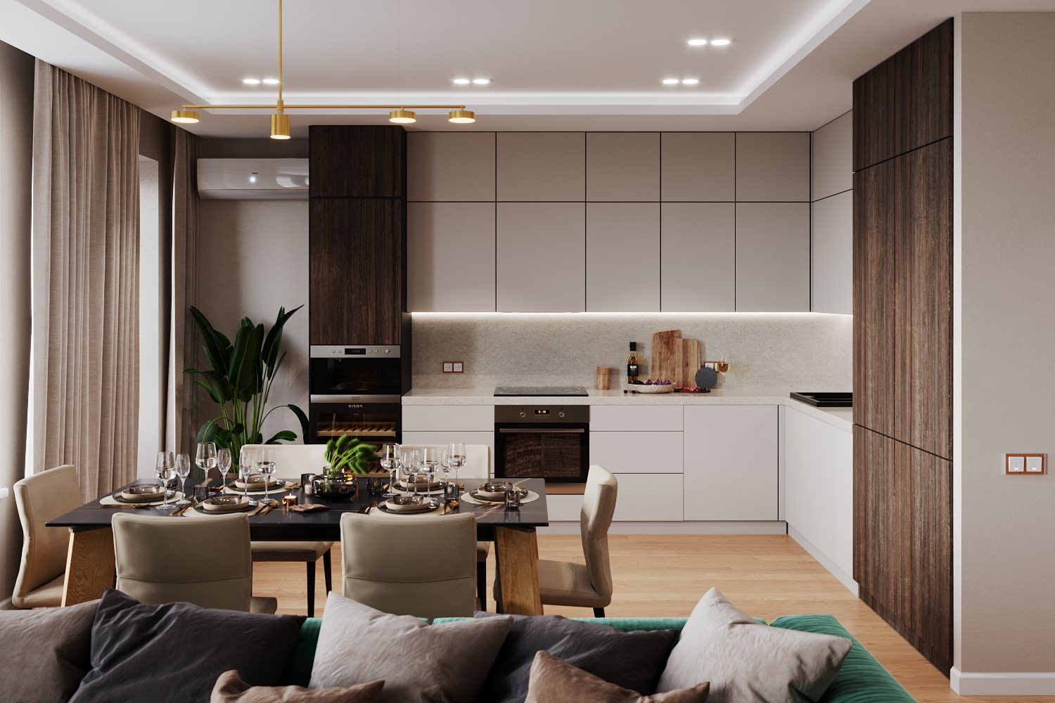 Контрастная квартира в ЖК Столичный