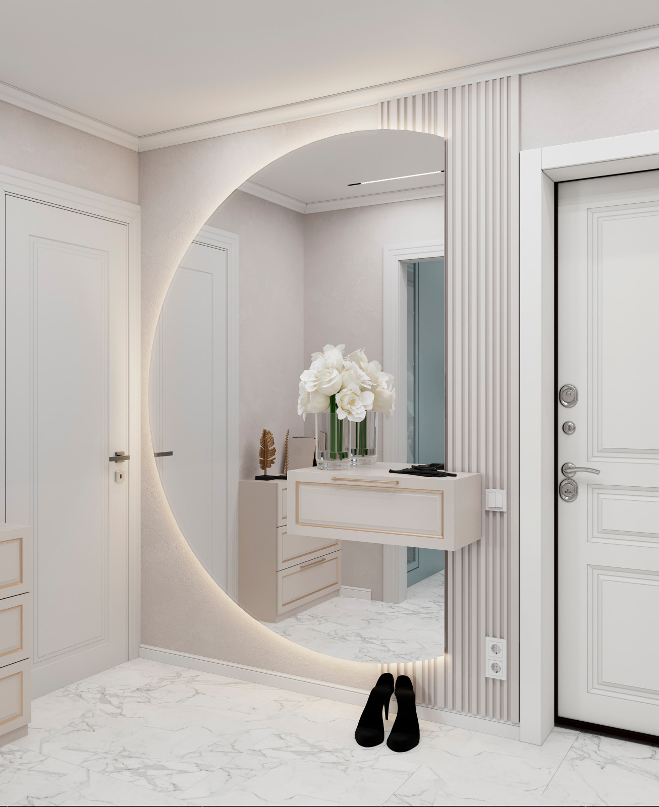 Интерьер квартиры неоклассика