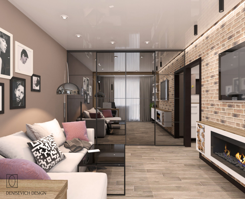 Обложка проекта: Гостиная в проекте по ул. Сысоева