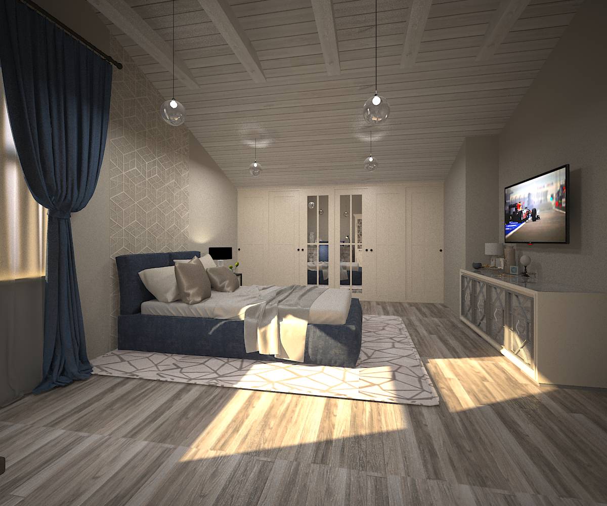 Дизайн-проект интерьера загородного дома 500 м2