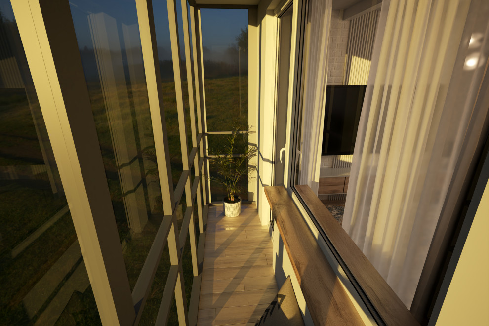 Квартира в стиле "лёгкий лофт". 70 кв.м.