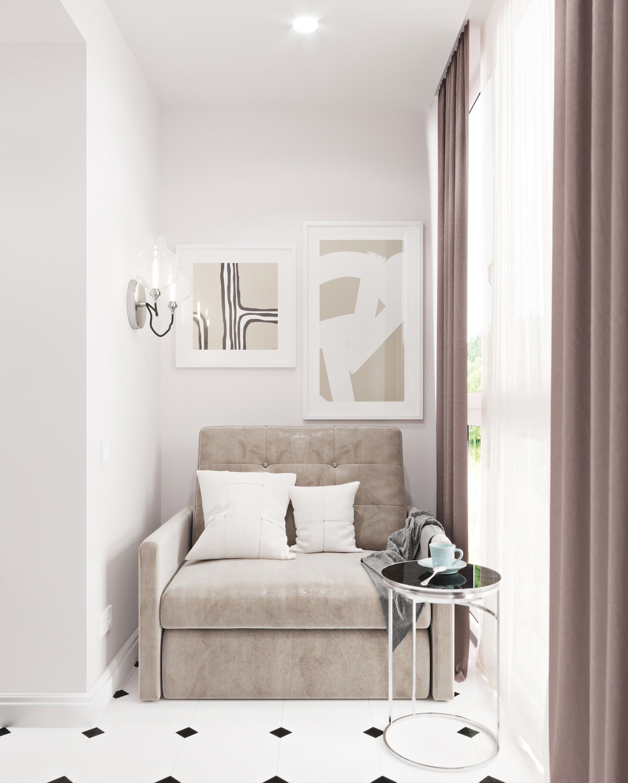 Квартира в неоклассике 40 кв.м.