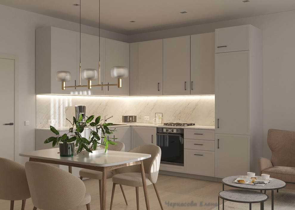 Обложка проекта: Кухня-гостиная