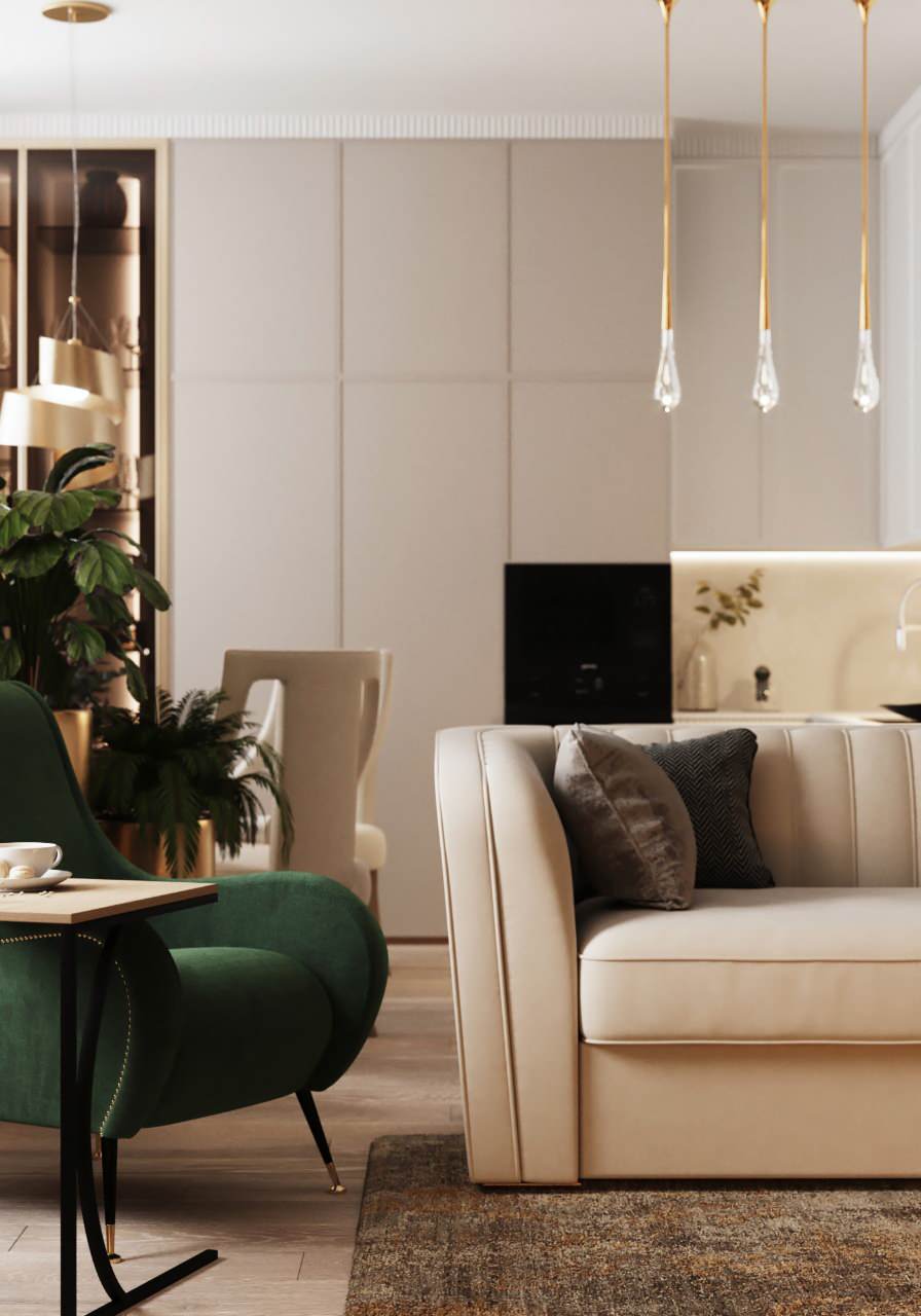 Обложка проекта: ЖК Небо. Квартира в стиле современной классике