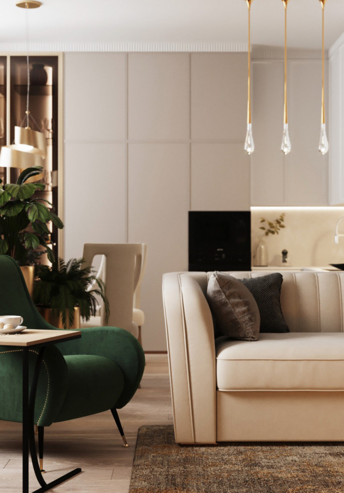 Обложка проекта: ЖК Небо. Квартира в стиле современной классике