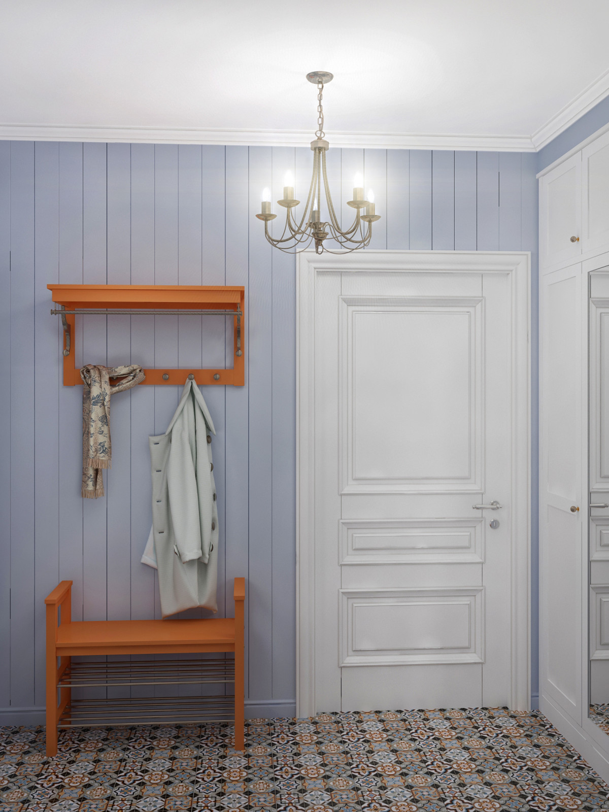 Яркий проект с мебелью и освещением ИКЕА