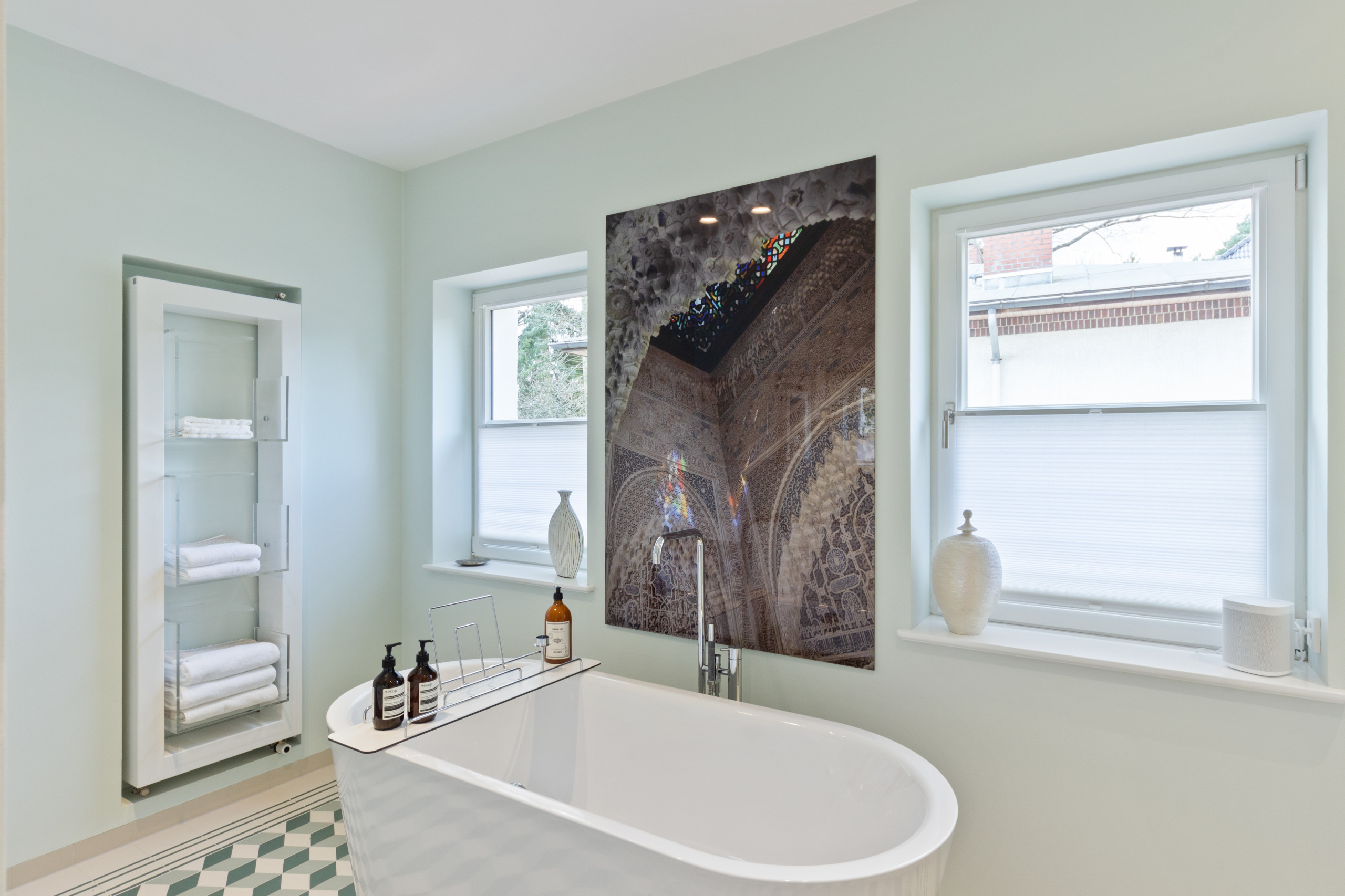 Houzz Германия: 101 метр ткани — на пошив штор в доме