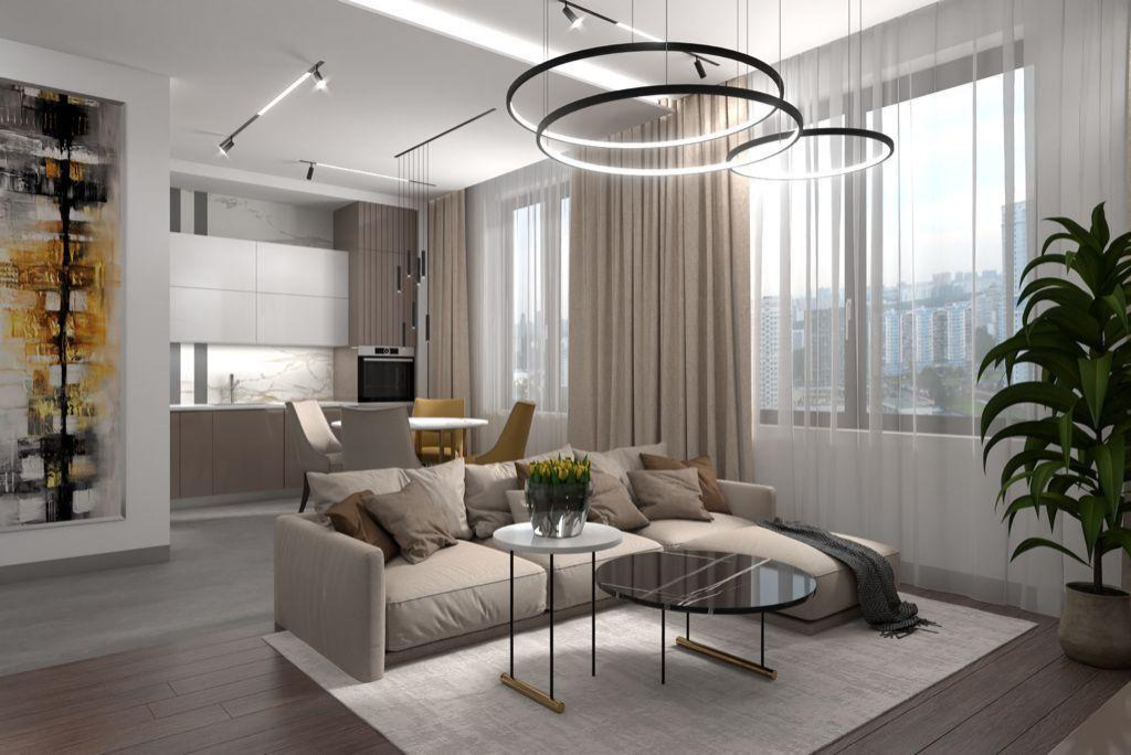 Современная квартира для молодой семьи