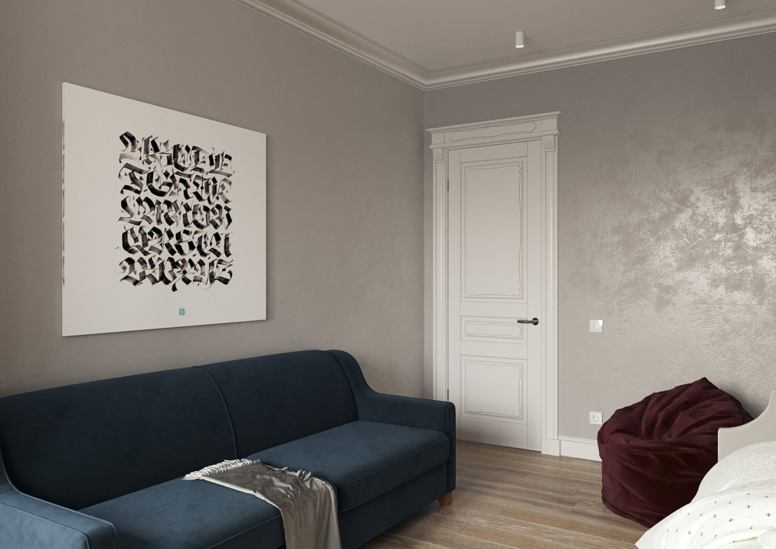 Дизайн-проект квартиры в ЖК Солнечный олимп