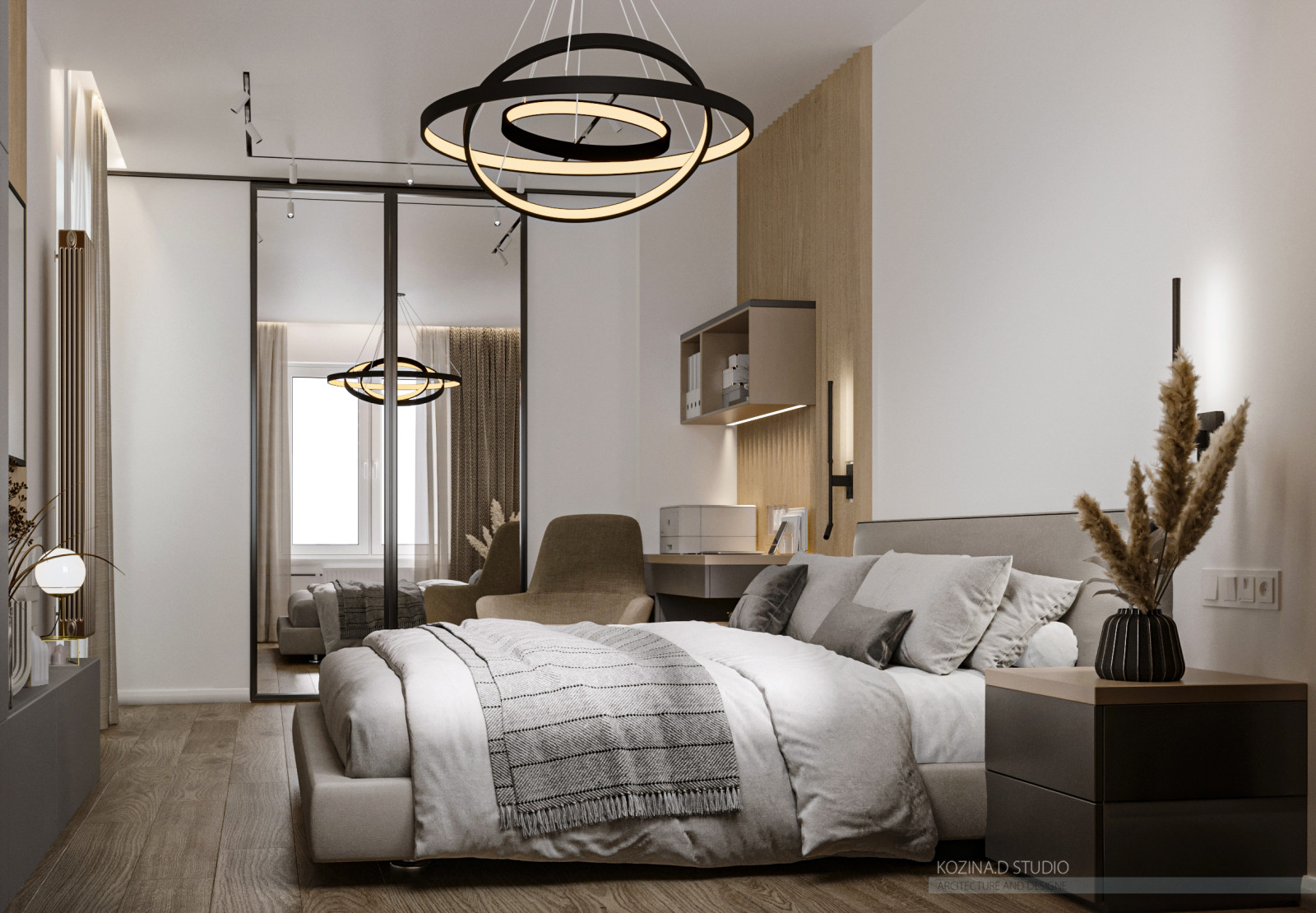 Проект трехкомнатной квариты (82 м²) в Санкт-Петербурге