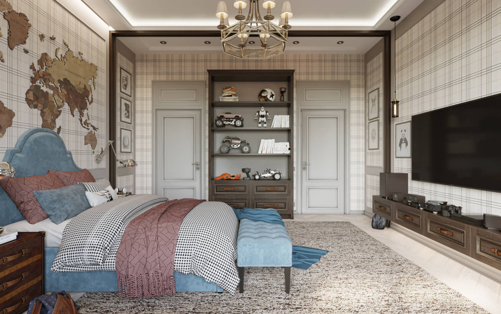 Дизайн интерьера жилого дома. Современная классика.