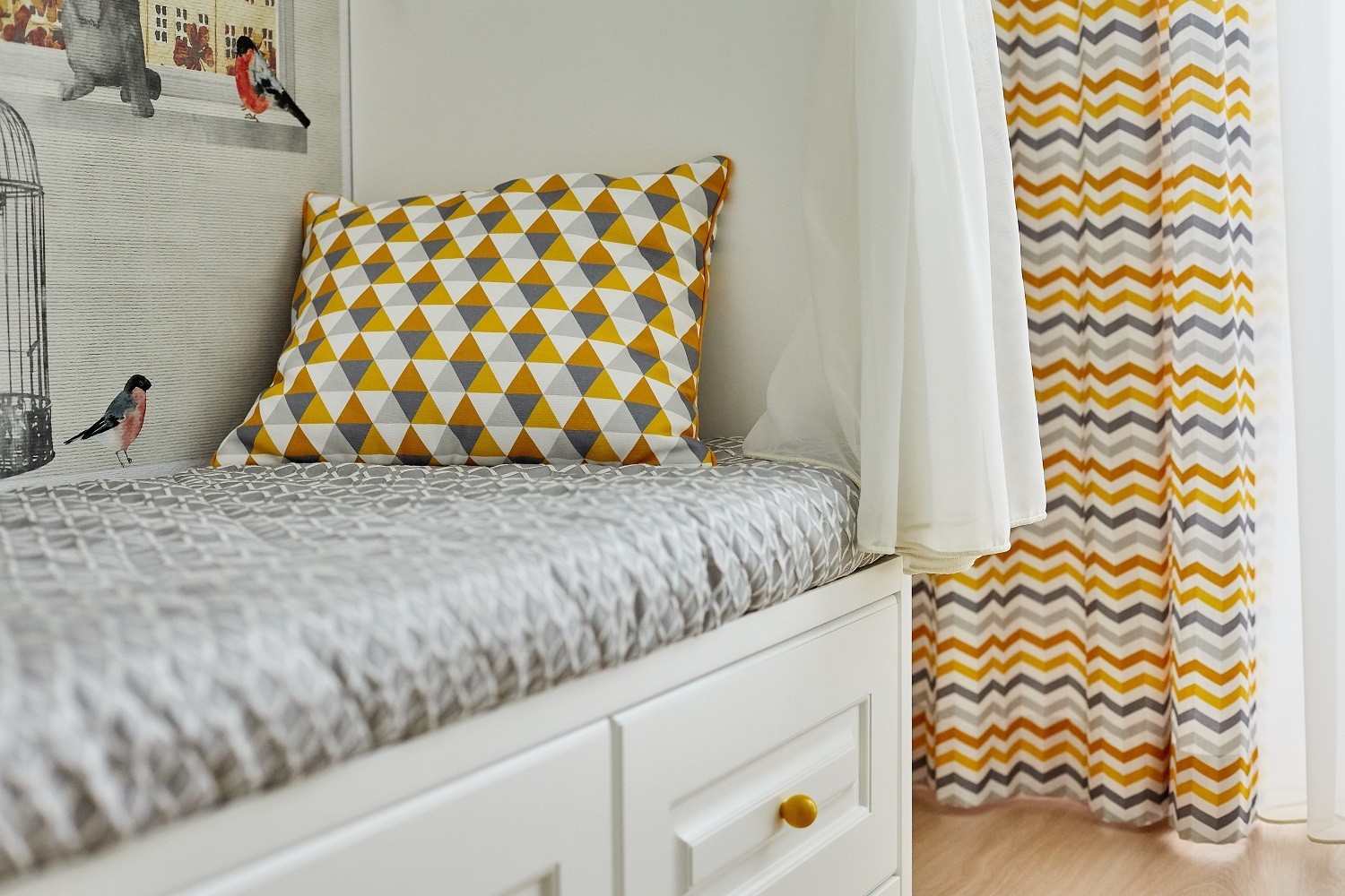 Детская комната для девочки в скандинавском стиле