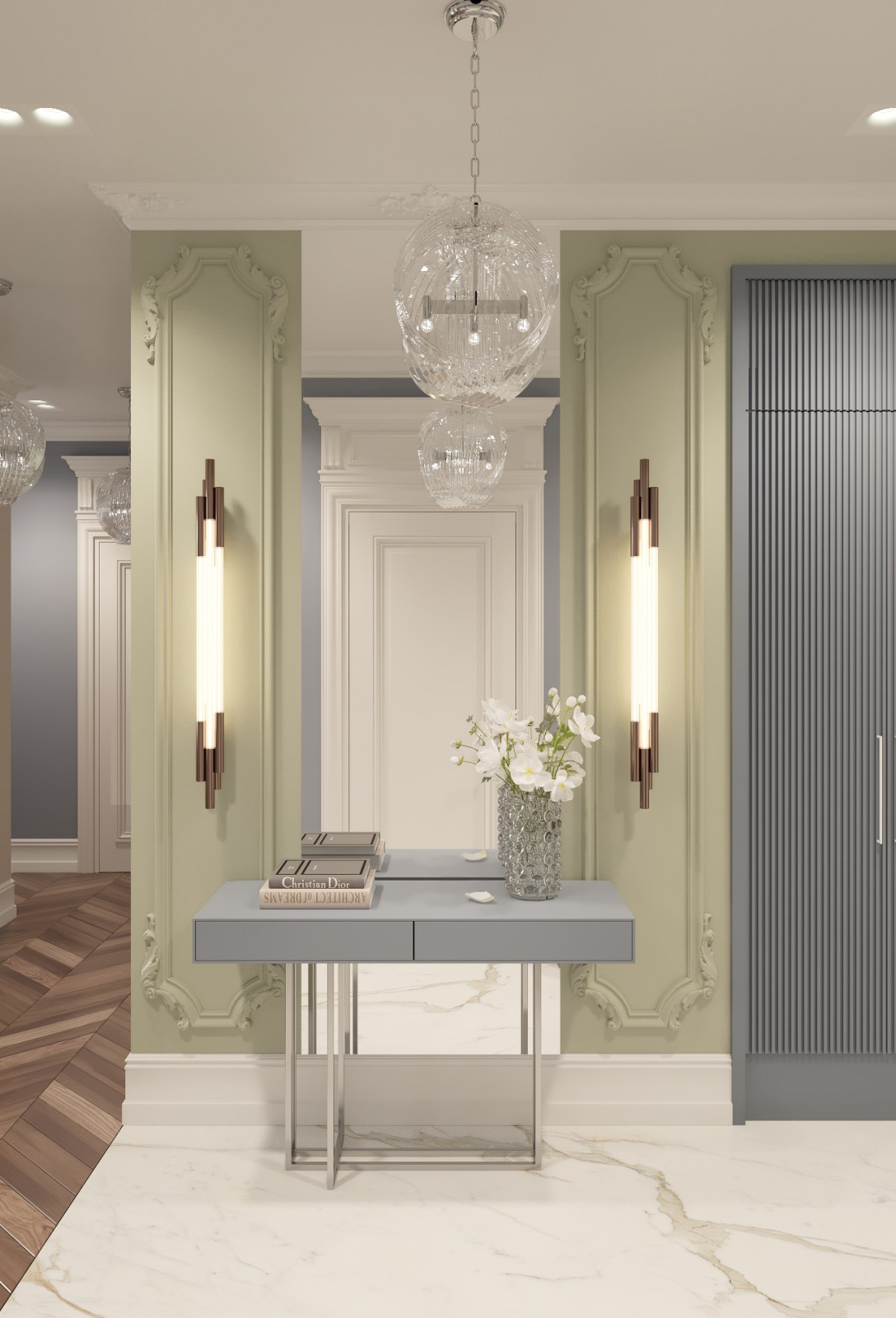 Современный  элегантный интерьер