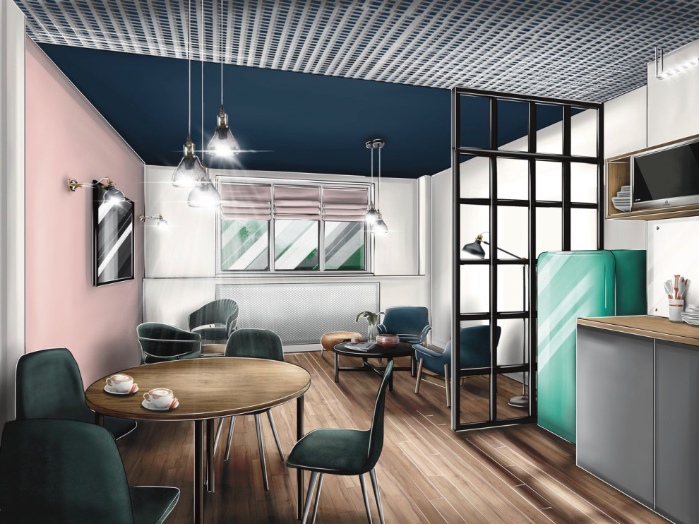 Комната обеда и отдыха в офисе