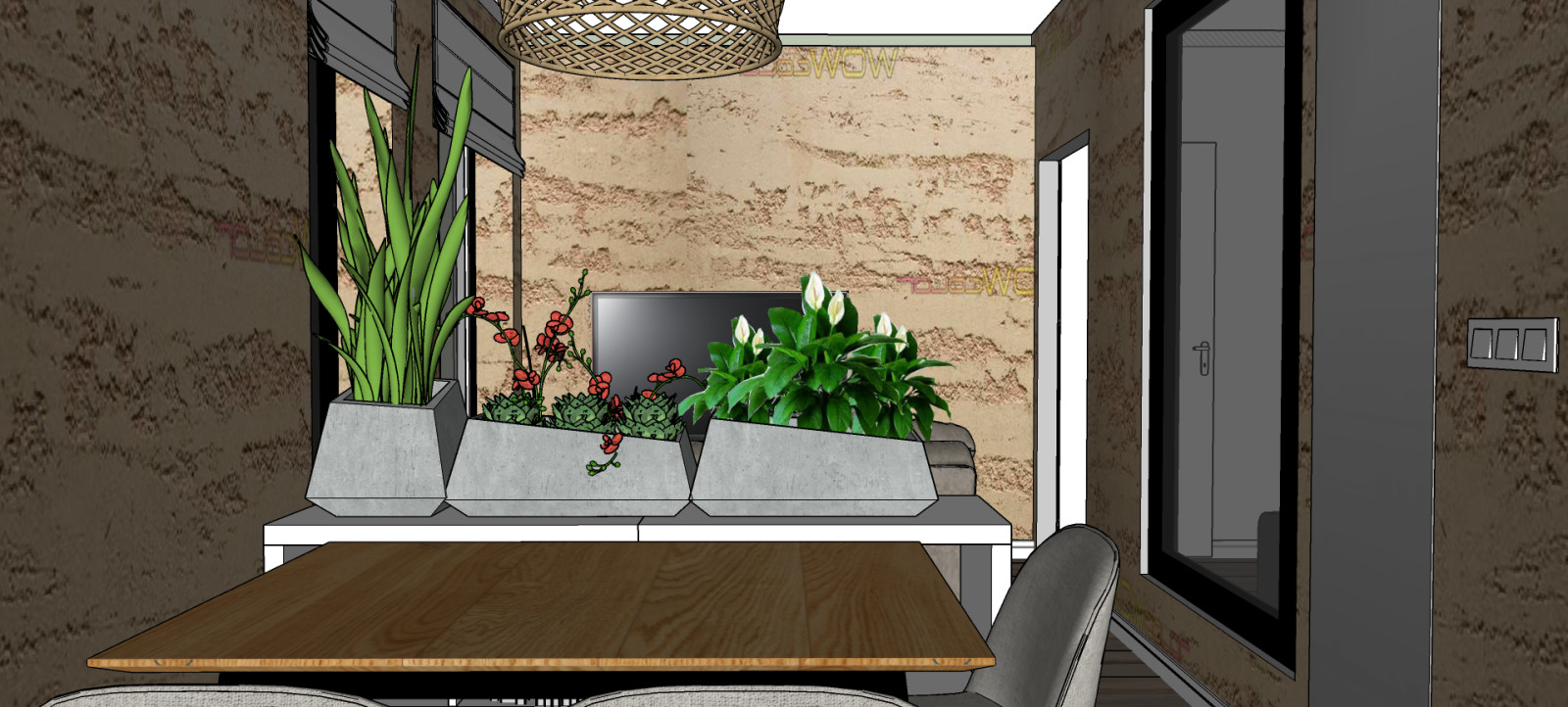 Wohnung mit Gas 43 m2 (Apartmens with gas 43 sq m)