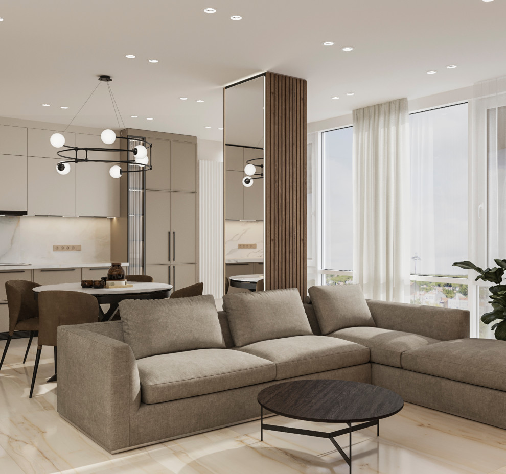 ЖК 7 Небо. Трехкомнатная квартира с панорамным видом