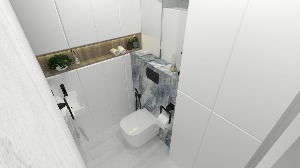 ДОМ В РОСЛАВЛЕ В СИНИХ ОТТЕНКАХ