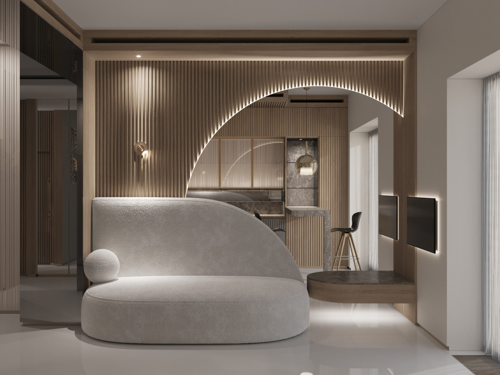 Квартира для молодого человека 60м²