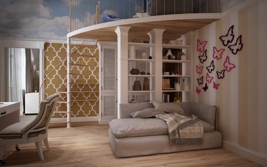 Дизайн-проект детской комнаты от «Strekoza Design»