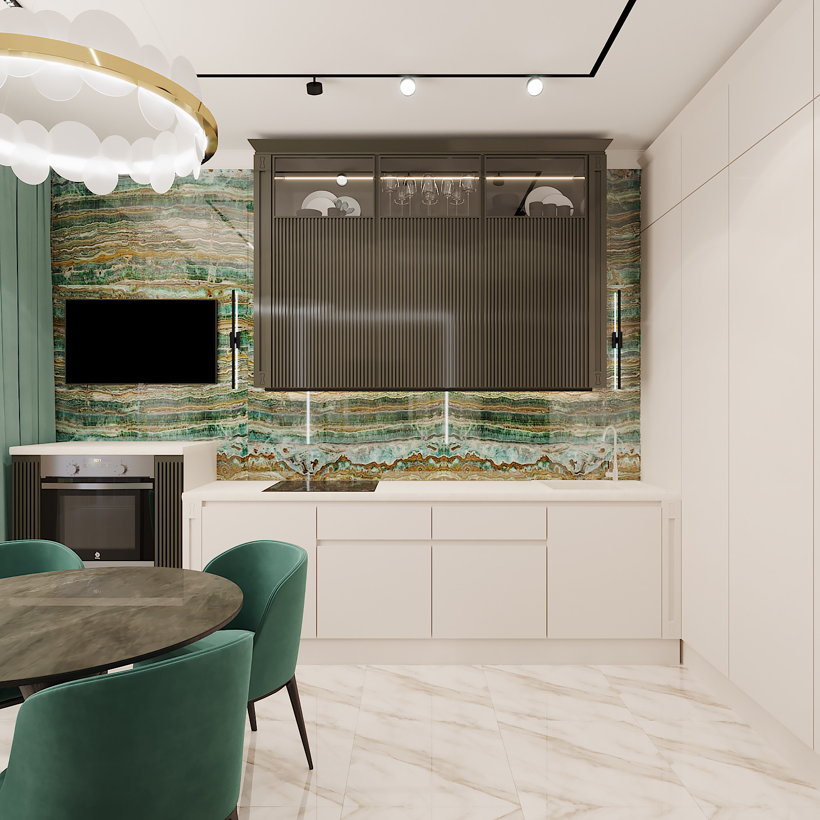 Кухня-гостиная. ЖК Береговой