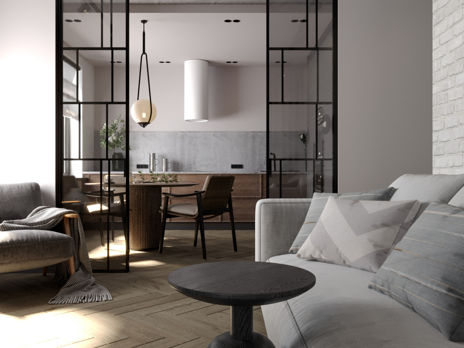 Дизайн загородной квартиры