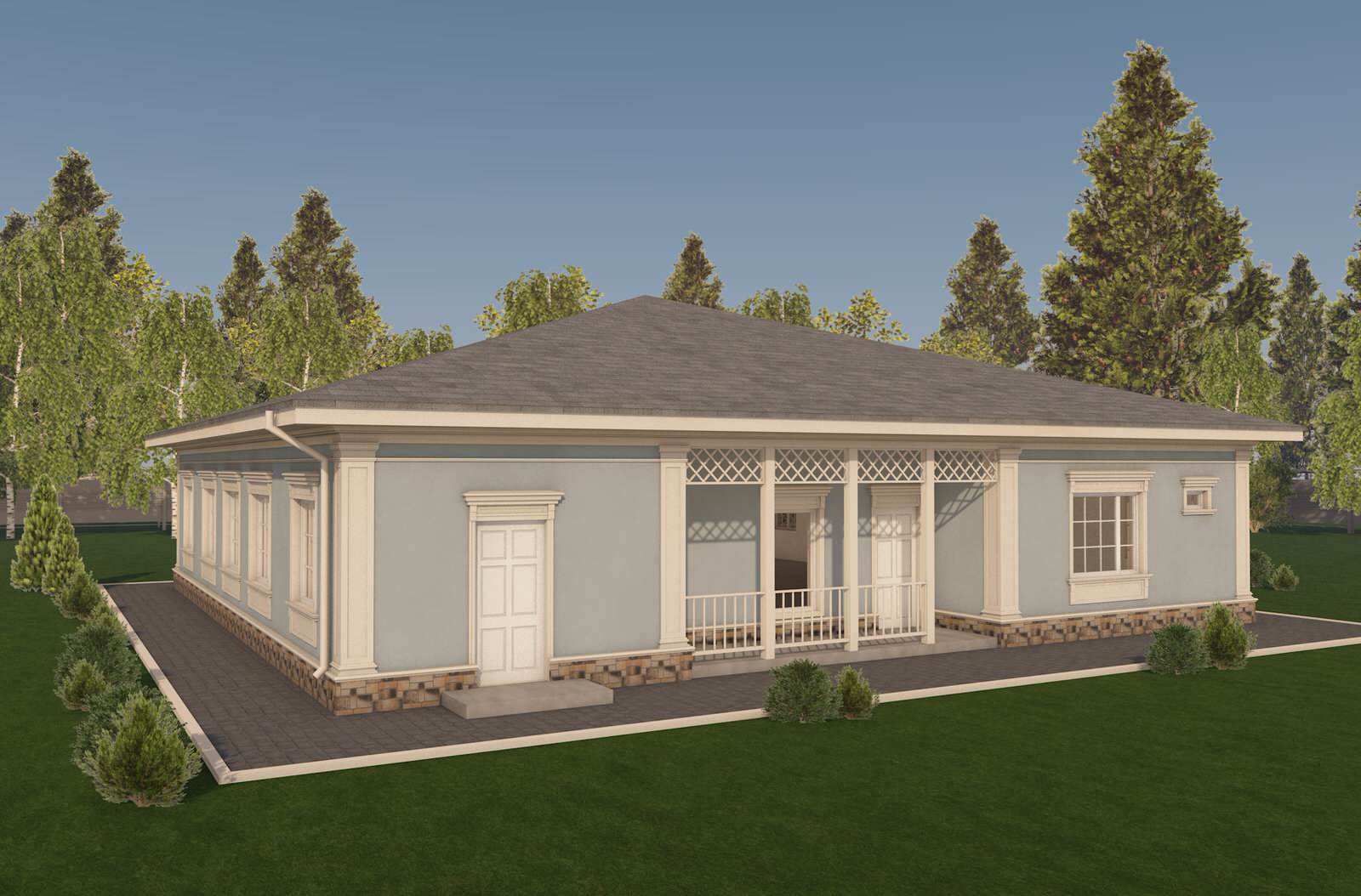 Дизайн фасадов загородных домов