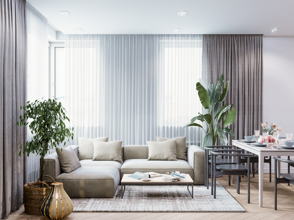 Светлая квартира в скандинавском стиле