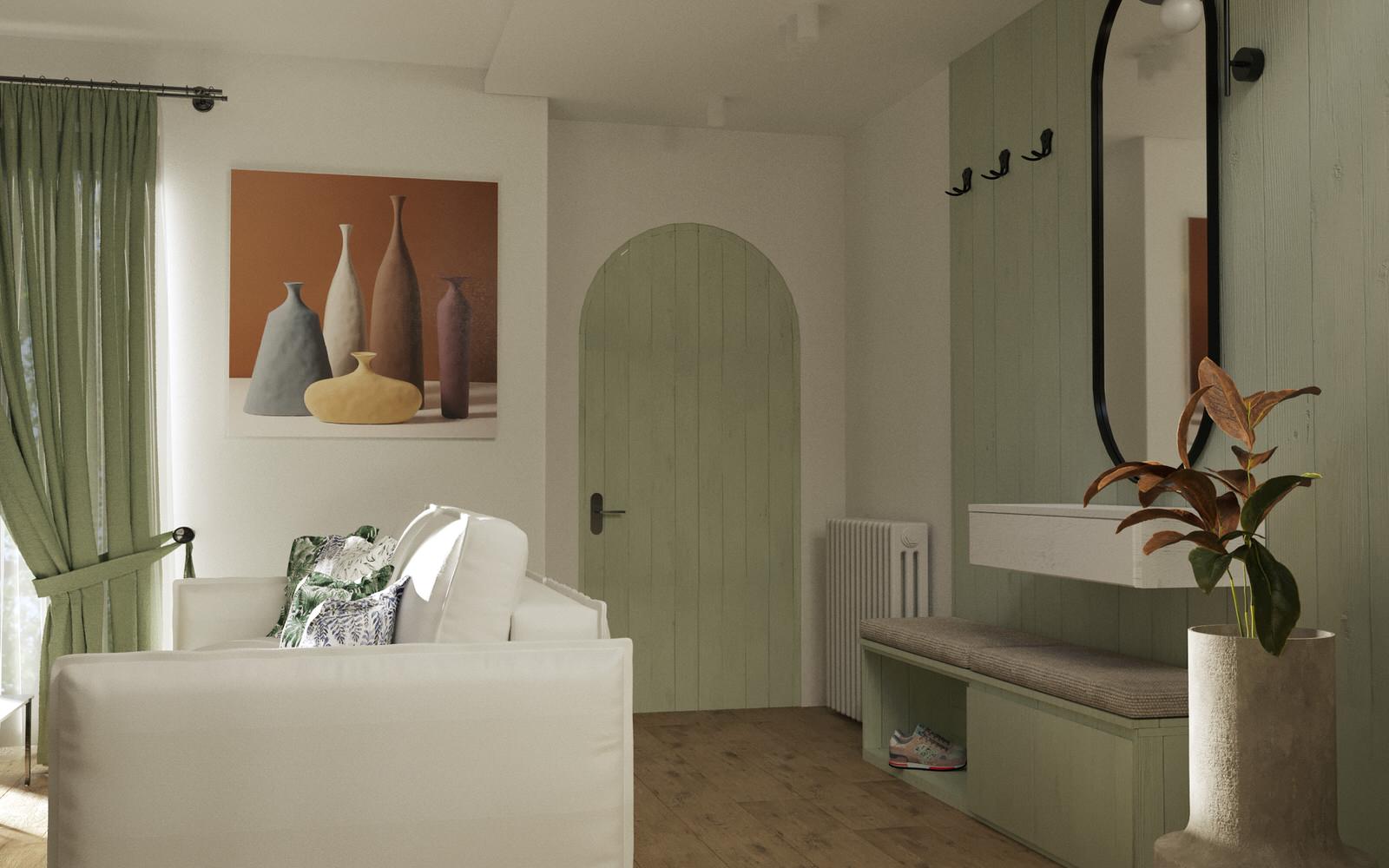 Progetto Soggiorno ad un piccolo appartamento a Gorizia