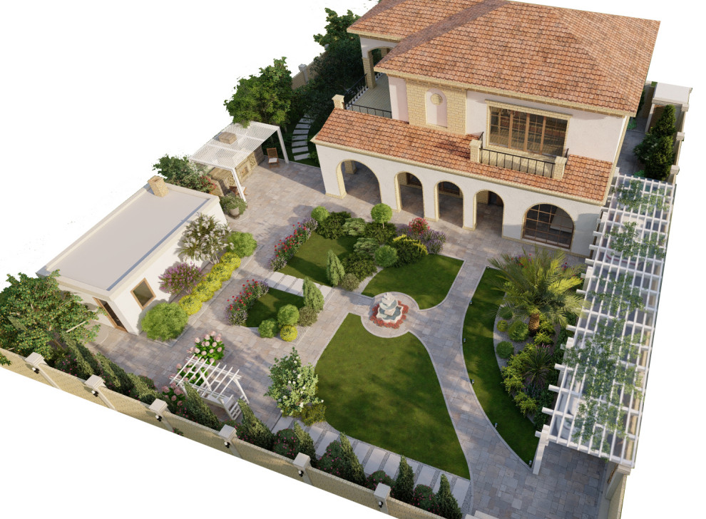 Ландшафтный проект участка в Севастополе