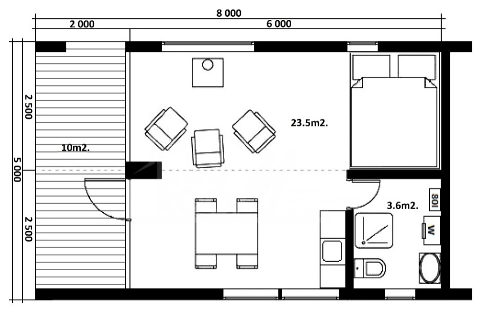 Модульный дом "Азиль"