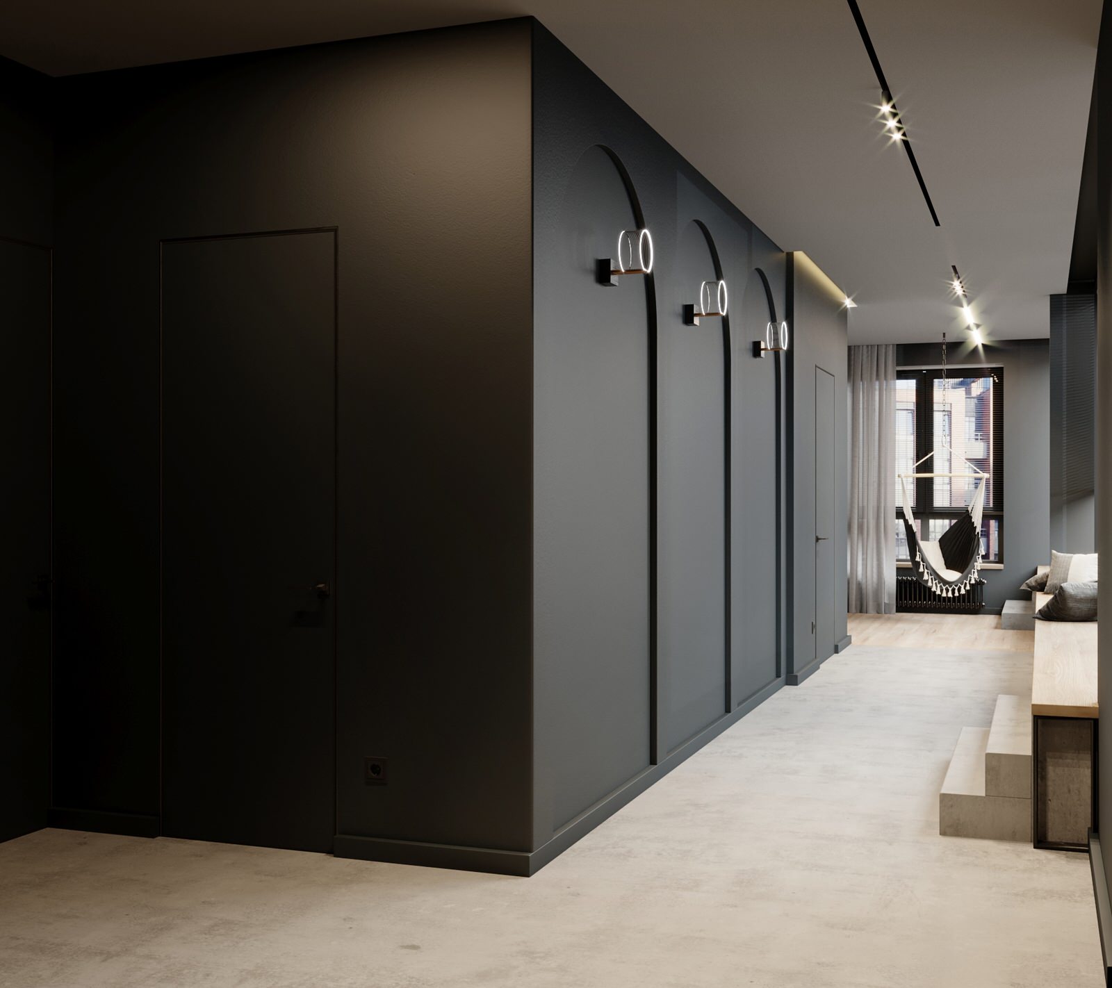 Использование арок в коридоре