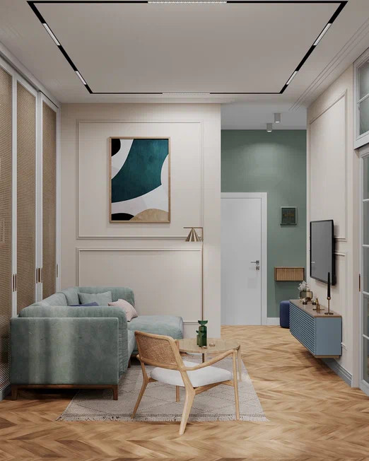 Ремонт квартиры на первом этаже с двумя балконами