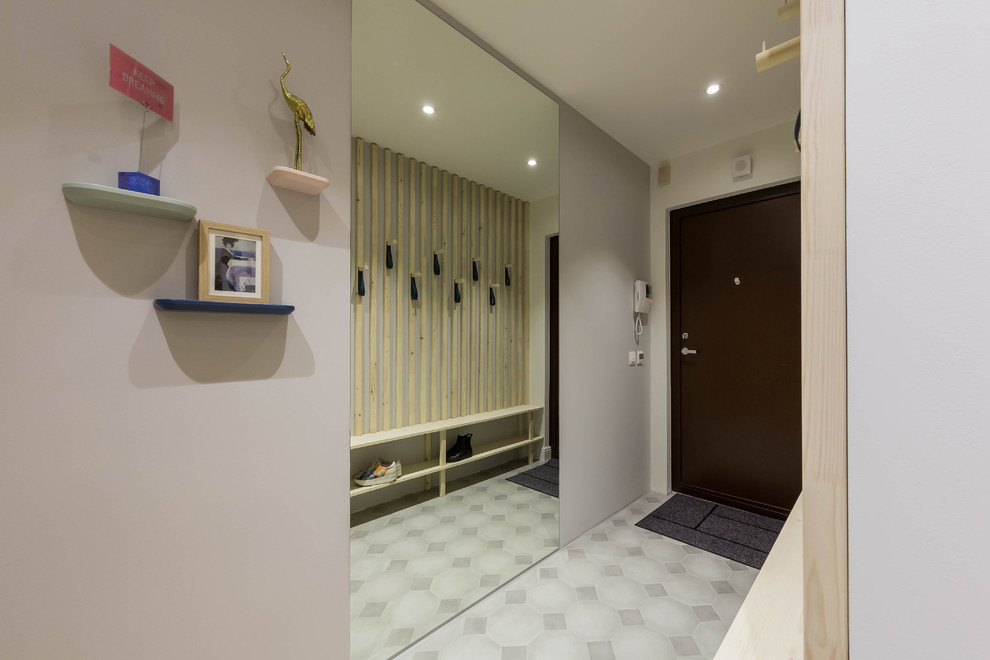 Зефирно-розовый интерьер для сдачи в аренду