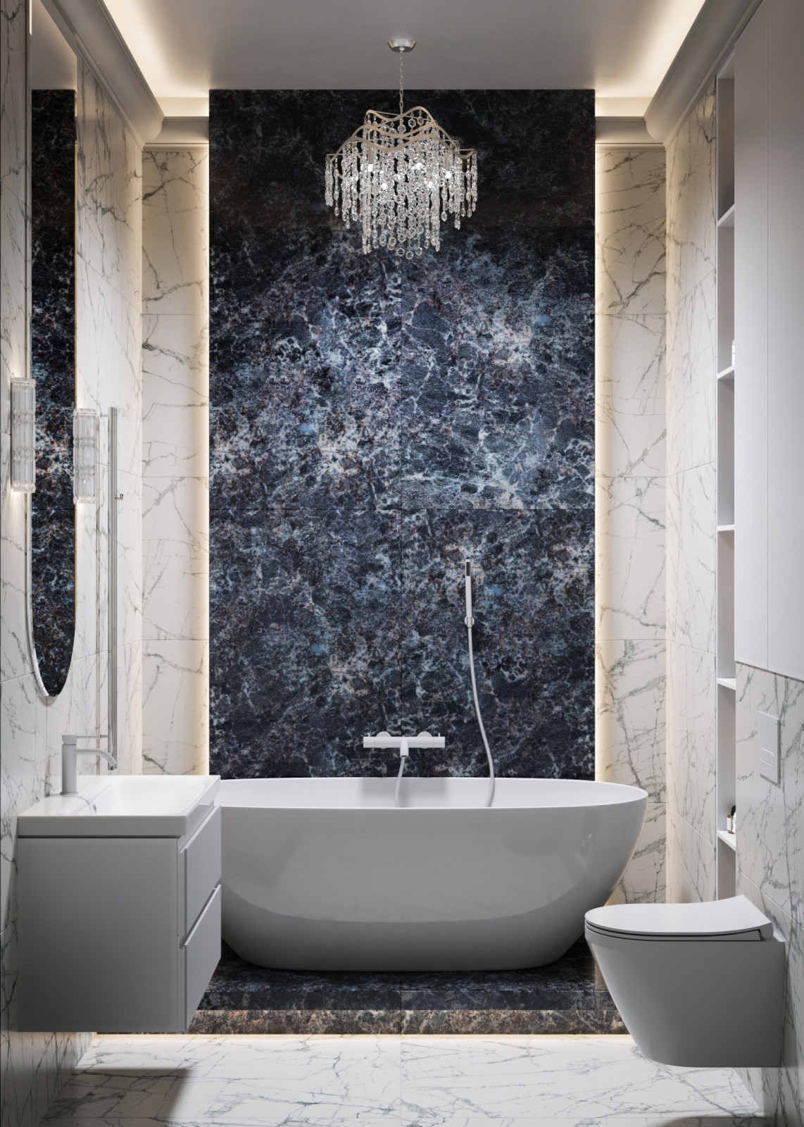 Проект 2х-комнатной квартиры в ЖК Алмонд