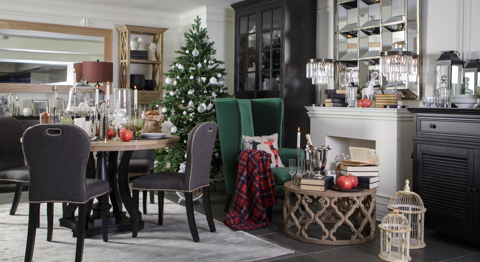 Новогодний интерьер гостиной