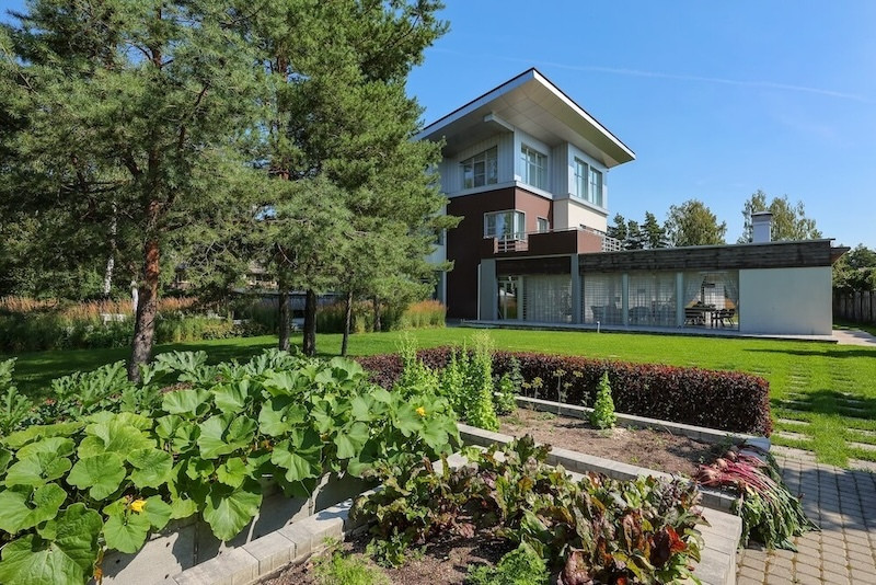 Частный сад "Современный минимализм"