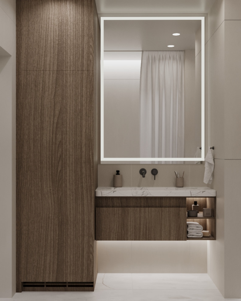 Ванная комната с душевой