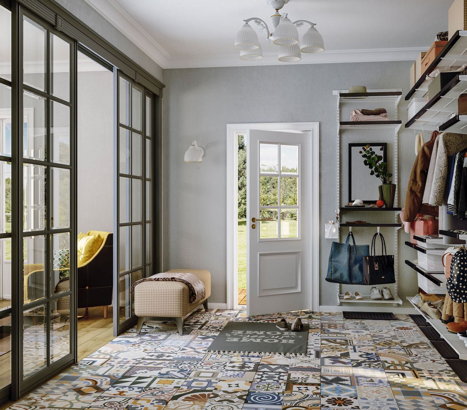 ПРИХОЖАЯ С ПЕРЕГОРОДКОЙ