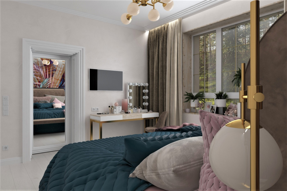 Дизайн интерьера частного дома первого этажа.